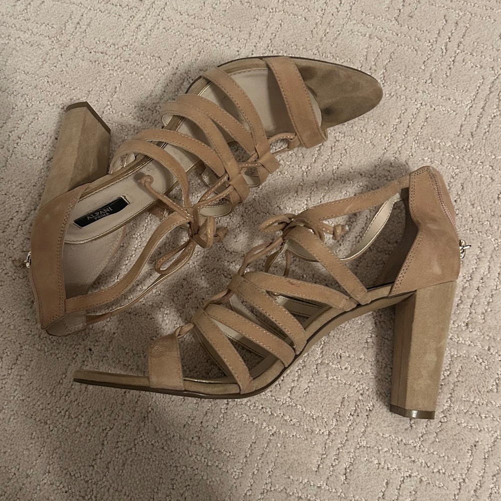 Alfani Prima Nude Strappy Heels